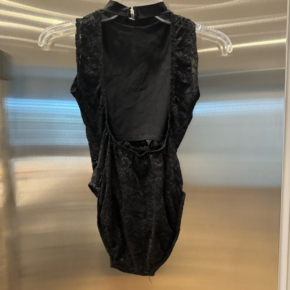 Black lace leotard - Picture 7 of 7